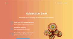 Desktop Screenshot of goldenstarbalm.com